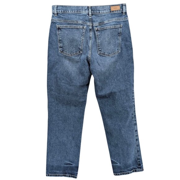 DL1961 Patti Straight Ankle Jeans Womens Blue Fisher High Rise Denim Size 29 - Picture 2 of 13